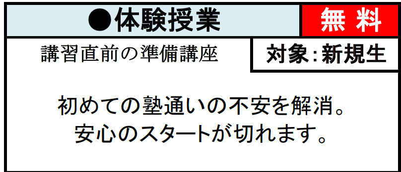 数研ゼミ　夏期講習　体験授業
